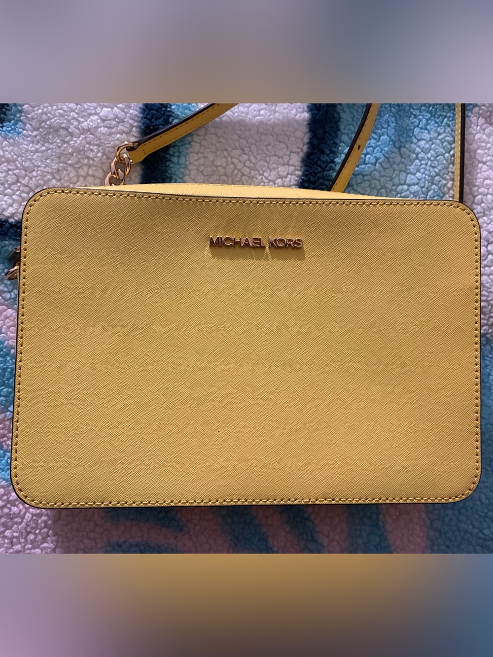 Michael Kors Yellow Saffiano Tote